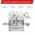 Rotary powder filling machine, rotary powder filling machine, servo powder filling machine