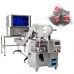 Triangle Tea Bag Packing Machine With Hand Filling Conveyor  